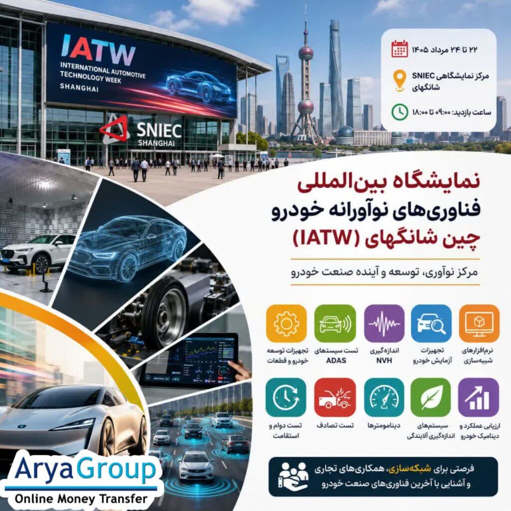 نمایشگاه IATW شانگهای ۱۴۰۵؛ معرفی جدیدترین فناوری‌های خودرو، تجهیزات تست و شبیه‌سازی، ADAS، NVH و فرصت‌های تجاری صنعت خودرو در چین.