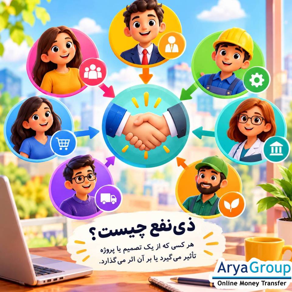 ذی‌نفع چیست و چه کسانی ذی‌نفع محسوب می‌شوند؟ در این مطلب با مفهوم ذی‌نفع، انواع آن، تفاوت ذی‌نفع و سهامدار و تحلیل ذی‌نفعان آشنا شوید.