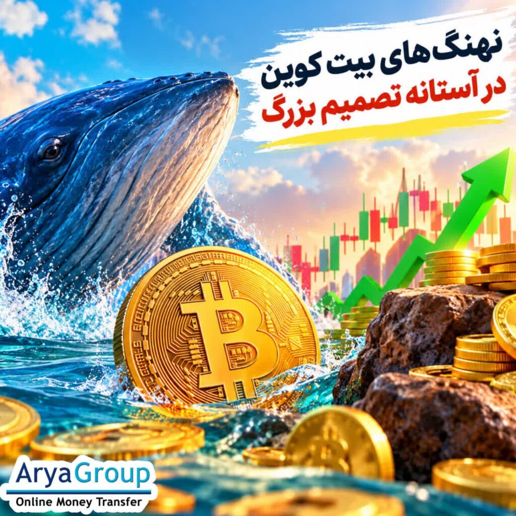 نهنگ‌های بیت کوین میلیاردها دلار سود محقق‌نشده در اختیار دارند؛ موضوعی که احتمال افزایش فروش و تحت فشار قرار گرفتن حمایت‌های مهم بازار را بیشتر کرده است.