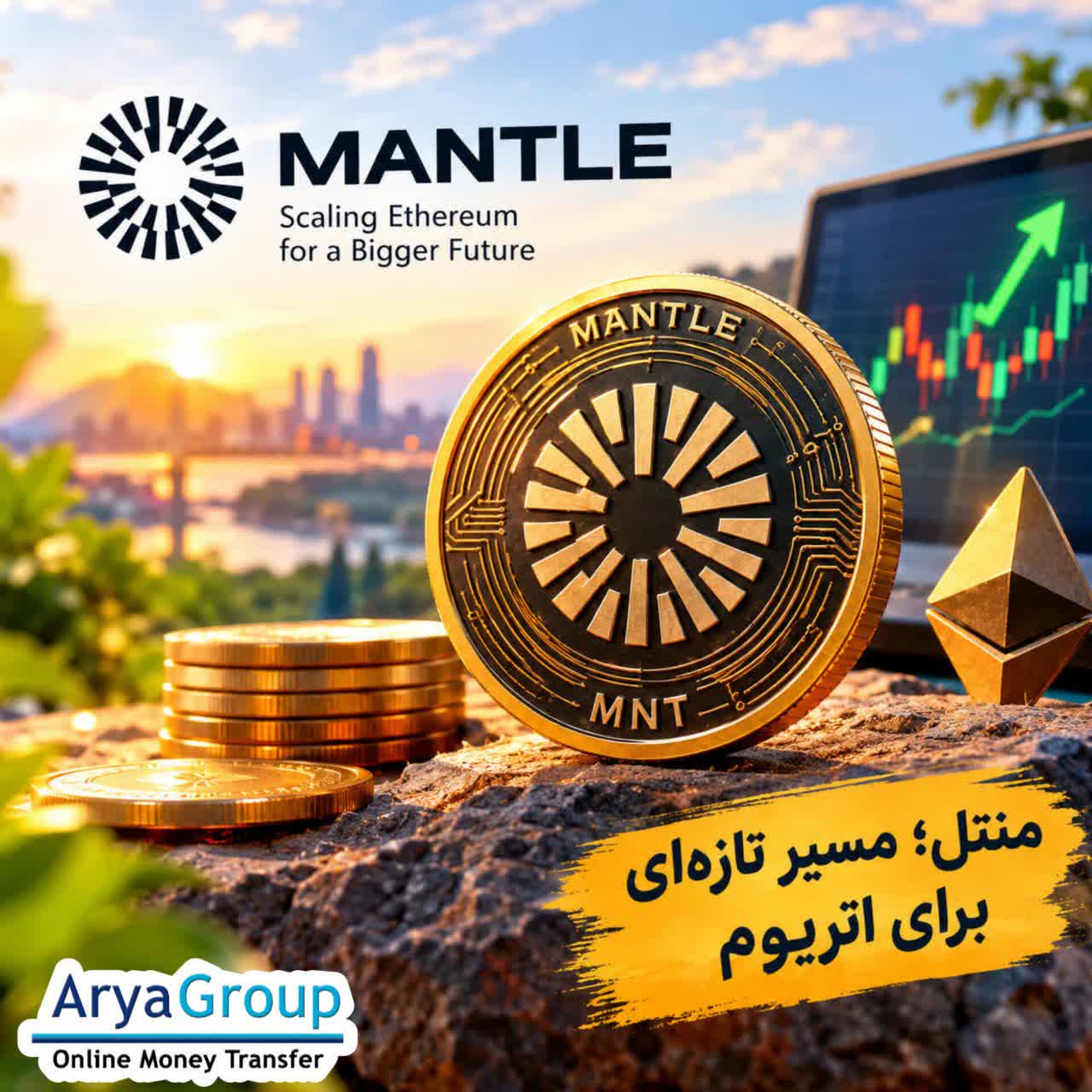 منتل (MNT) چیست؟ با فناوری لایه دوم اتریوم، کاربردهای توکن، حاکمیت، اکوسیستم، خزانه و چشم‌انداز این پروژه در بازار رقابتی کریپتو آشنا شوید