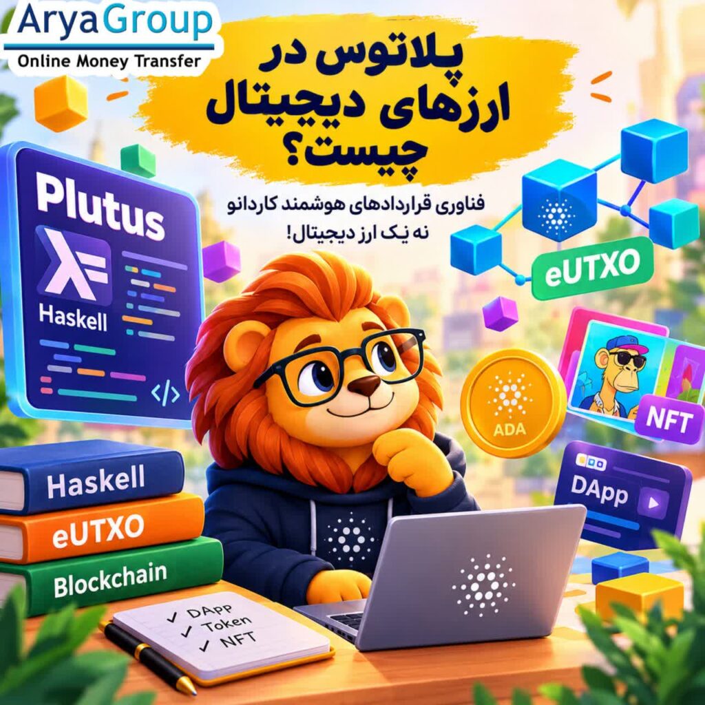 پلاتوس چیست؟ با نحوه کار Plutus در کاردانو، ارتباط آن با Haskell و eUTXO و نقش آن در قراردادهای هوشمند، DAppها، توکن‌ها و NFTها آشنا شوید.